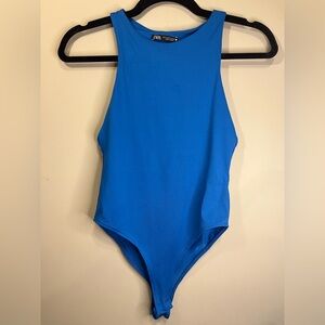 Zara Vibrant Blue Top/bodysuit